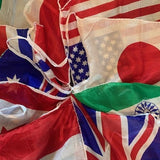 Jumbo String of Flags: 17 Feet Long (8"x12" Flags)